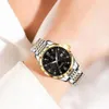 Andra klockor Poedagar Women Watches Luxury Fashion Ladies Quartz Watch Waterproof Luminous Date Stainless Stain Wristwatch Girl Gift 231123