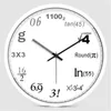 Horloges murales Horloge moderne Accueil Décor européen Numérique Grand Vintage Design Nordique Étudiant Fonction Mathématique Marij Uana Antik 4B58