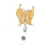 Keychains Butterfly Pretty Badge Holder Unique Reels Stylish ID Clip Jewelry Bling Gift