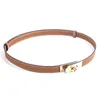 Belts Leather Belt Head Layer Cowhide Hundred With Skirt Waist Closure Buckle Ladies