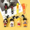 Mode schattige anime ontwerpen 3D sieraden sleutelhanger verschillende ontwerp PVC -sleutelringaccessoires