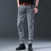 Jeans pour hommes de haute qualité hommes classiques rétro pantalons en denim droit pantalon extensible pour homme marque vêtements plus taille 38