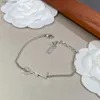 Bracciale in argento di design Braccialetti di lusso con lettera di designer Braccialetti con cerchio da donna