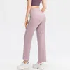AL0LULU pantalon de yoga ample pantalon d'entraînement de fitness taille haute pour femme pantalon de sport de course