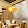 Lampes suspendues CHINE Bambou Art Lumière Restaurant El Rotin Lampe Pour Salon Intérieur Décor Suspendus Cuisine Luminaires