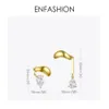 Ear Cuff Enfashion Asymmetric Water Droplets Crystal Ear Cuff Clip on Earrings for Women Gold Color Ear Cuff Earings Fashion Smycken E1151 230425