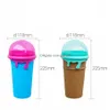 Mugs 500Ml Slushy Ice Cup Frozen Magic Squeeze Cooling Maker Ze Mug Milkshake Smoothie Rra4792 Drop Delivery Home Garden Kitchen Din Dhqgo