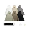 Herrtröjor tröjor ess hoody mens kvinnor casual sport cool 2023 tryckt överdimensionerad hoodie mode hip hop street tröja re dhkso