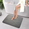 Bath Mats Diatomaceous Earth Mat Super Absorbent Bathroom Rug With Non-Slip Showers For The Kitchen Easy To Clean Foot