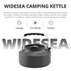 Camp Kitchen Wideea Camping kookgerei Set Outdoor Pot Toolware Kit Kookwater Kettel Pan Travel Bestek gebruiksvoorwerpen Wandelpicknickapparatuur 230425