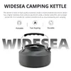 Cozinha de acampamento Widesea Campo de panelas Conjunto de panela ao ar livre Kit de mesa de mesa de cozinha Kettle Kettle Pan Travel Utensils