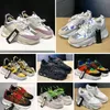 2023 Top Casual Shoes Italy reflective height chain reaction sneakers triple black white multi-color suede red blue yellow fluo tan men women Trainer's