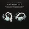 TWS Bluetooth écouteurs stéréo sans fil Bluetooth casque avec contour d'oreille contrôle tactile suppression du bruit extérieur Sport casque