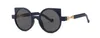 Okulary przeciwsłoneczne 1872 Concept Cat's Eye Flat „Futurystyczne” okulary przeciwsłoneczne Trend Mroźne okulary przeciwsłoneczne