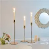 Candle Holders Taper Candle Holder Candlestick Gold Holders Wedding Decor Table Centerpieces Candelabra Candelabros Candlelight Dinner Dhzjs