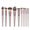 Makeup Brushes 1PC Champagne Set för Foundation Powder Blush Eyeshadow Concealer Lip Eye Make Up Brush Cosmetics Beauty Tool