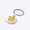 Creative Saint Valentin Porte-clés Pendentif Cadeau Amour Lune Maman Papa Sac De Voiture Porte-clés Bijoux Accessoire En Vrac