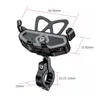 NIEUWE MOTORCYCLE TELEFOON Mount Holder 360 Rotatie Geschikte universele achterspiegelstandscheebar Cradle Holder voor 4-7 inch smartphone