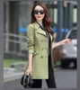 Women's Trench Coats Hoge Kwaliteit Herfst Nieuwe High Fashion Brand Vrouw Classic Double Bedeed Geul Waterdichte Regenjas Business