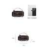 Borse da sera Netizen Stesso Stile Waste Soil Scuro Versatile Borsa a Pieghe con Coulisse 2023 Autunno/Inverno Una Spalla Crossbody Wome