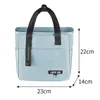 Impacchi di ghiaccioSacchetti isotermici Bento Lunch Box termico Borsa termica di grande capacità Borse portaoggetti con cerniera per alimenti Contenitore per donna Borsa da viaggio da picnic più fresca J230425