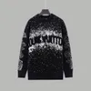 Men's Plus Size Sweaters in autumn / winter acquard knitting machine e Custom jnlarged detail crew neck cotton 7fe31