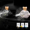 Car Air Conditioning Outlet Aromatherapy Cartoon cute Propeller Small Fan Pilot Perfume Air Freshener Car Interior Accessories