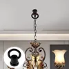 Lampade a sospensione 20 pezzi Viti ad anello robuste Sostituzione Ganci per lanterna con anello di luce sospesa per fare luci Lampada da soffitto con dado a occhiello in lega di zinco