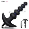 Vibrators 2 in 1 vibrerende anale kralen buttplug taps toelopend ontwerp siliconen prostaatstimulator bullet vibrator speeltjes voor mannen vrouwen koppels 231124