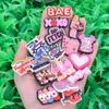 Ayakkabı Parçaları Aksesuarları 1 Buah Pvc I 'M A Cool Anne Sove S Kadın Pembe Bahçe Toka Dekorasyonları Croc Jibz Charm Party Kado 230425