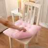 Подушка Роскошный круглый и прямоугольный плюшевый стул S — мягкие теплые обеденные подушечки, идеально подходящие для украшения дома