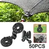 Momba 50pcs Sun Net Clip Garden Ferramentas de Greenhouse Fix Fix Clamp Plástico