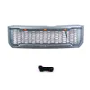 Capot de calandre avant modifié noir mat ou gris de Style Raptor adapté pour Ford kuga Escape 2008-2012 avec grille supérieure en maille de lumière LED