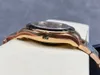 CLEAN Factory fabrique une montre mécanique pour hommes 4130, mouvement ultra-mince, verre saphir 12,2, taille 40 mm, bracelet de montre en caoutchouc, boîtier en or rose