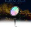 Lawn Lamps New 25W RGB+CCT led Lawn Light FUTC05 IP66 Waterproof Smart LED Garden Lamp Copatible with FUT089 B8 FUT 092 Remote MiBOXER Q231125