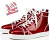 Designer Schoenen Rode Heren Casual Schoenen Rode Bodems Damesmode Sneakers Splike Laag Zwart Wit Gesneden Leer Tripler Vintage Luxe Trainers 17