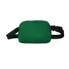 Outdoor Bags Waist Bag Fitness Gym Quick Release Buckle Tear-resistant Adjustable Sling Pack Pouch Accessories Green