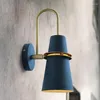 Lámparas de pared Lámpara de lectura vintage Mármol Frosting Merdiven Deco LED Penteadeira Camarim Mount Light Antler Sconce