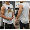 Men's Tank Tops Loose Men Running Vest 2023 Outdoor Street Basketball Gym Sleeveless Luxury Shirt Quick Dry Fitness Cloth Bodybuilding 230424