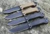New LMF II Survival Straight Knife AUS-8 Titanium Coating Drop Point Blade FRN Handle Outdoor Fixed Blade Tactical Knives with Kydex