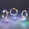 Strings 1/2M Waterproof Outdoor Fairy String Lights LED Button Battery Diving Copper Wire Light Christmas Candle Lamp Holiday DecorationLED