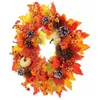 Decoratieve bloemen Kerstmis Halloween-krans Buitendecoraties Thanksgiving-kransen Zijden doek nep