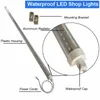 1,5 m IP65 Waterdichte pc -buis LED -buislamp met kabelstaartverstortte advertentieverlichting 48W LED TRI Proof Licht 2ft 3ft 4ft 5ft 6ft 8ft Usalight