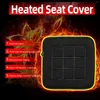 Housses de siège de voiture housse chauffante coussin chauffant avant coussin arrière 12V 24V universel hiver réchauffement chauffage accessoires protecteur