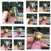 Con piedras laterales Duke Blue 1992 Devils Campeonato Nacional Anillo Hombres Fan Recuerdo Regalo Venta al por mayor Gota Entrega Joyería Anillo Dhn6T