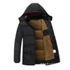 Мужские траншеи Coats Parka Men 2023 Зимняя куртка сгущать водонепроницаемое измельчение теплое пальто