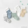 Kids Socks 5Pairs/lot 0-2Y Baby Socks Summer Cotton Solid Colorful Kids Socks Girls Cute Newborn Boys Toddler Socks Baby R231125