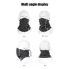 Cycling Caps Masks Outdoor Winter Warm Fleece Neck Scarves Reflective Skiing Neck Cover Mask Scarf Biker Windproof Riding Sports Neck Hat J230422