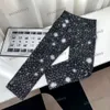 xinxinbuy erkek kadın tasarımcı kot pantolon pantlı yıldızlı gökyüzü mektubu jacquard setleri denim bahar yaz gündelik pantolon siyah mavi gri xs-2xl