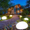 Lampes à gazon OULALA lampes de pelouse solaires extérieures lampes de jardin en pierres créatives modernes LED étanche IP65 pour la maison Q231125